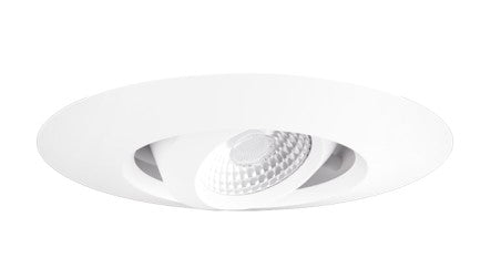 ELCO Lighting E1AK32NF30W 1 Inch Round Architectural Oak Adjustable Downlight 3000K 28 Degree White