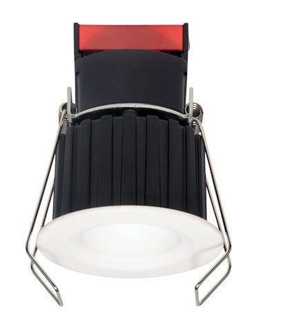 ELCO Lighting E1L02NF35BB 1 Inch Round Recessed Oak Reflector Downlight 3500K 28 Degree 650 lm All Black
