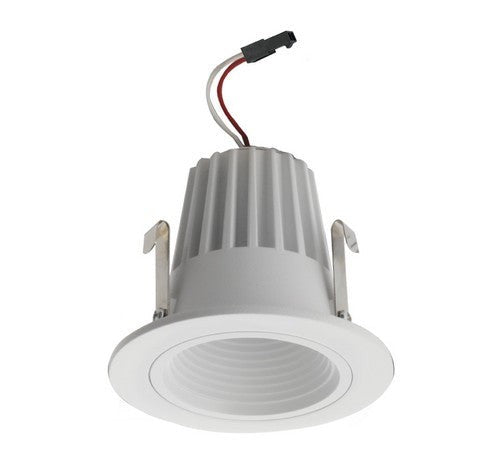 ELCO Lighting E214C1830W 2 Inch Round High Lumen LED Baffle Light Engine 11W 120V 1050 lm 3000K 36 Degree White