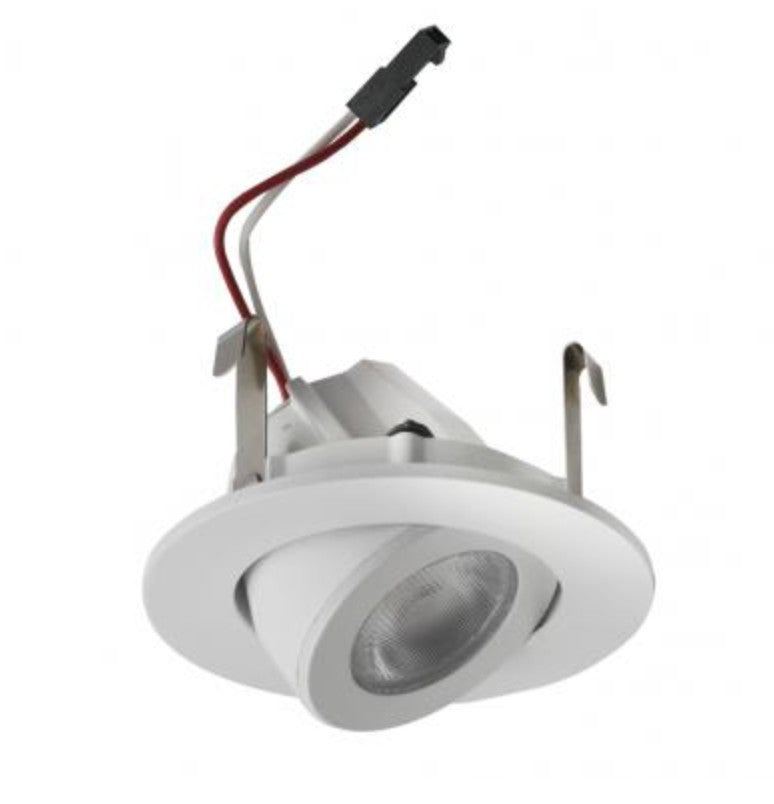 ELCO Lighting E218C1830W 2 Inch Round High Lumen Adjustable LED Gimbal Light Engine 11W 120V 1100 lm 3000K 36 Degree White
