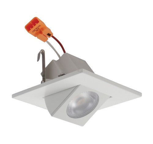 ELCO Lighting E219C0727W 2 Inch Square LED Adjustable Gimbal Light Engine 800 lm 2700K 9W White