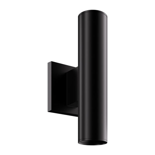 ELCO Lighting E25AB09-09SD 2-Inch Black LED Wall Mount Fixture, 950 lm