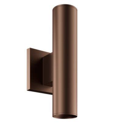 ELCO Lighting E25ABZ-0730 2-Inch Bronze LED Wall Mount Fixture, 750 lm, 3000K, 38¬∞