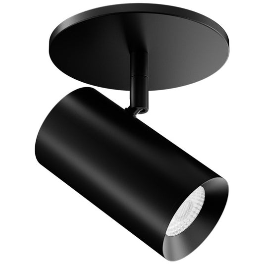 ELCO Lighting E25MB-0727-N-36 2-Inch Black LED Monopoint Fixture, 750 lm, 2700K
