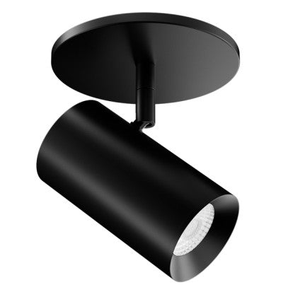 ELCO Lighting E25MB-0812A27-W 2-Inch Black LED Monopoint Fixture, 875 lm, 2700K, 60°, 12V