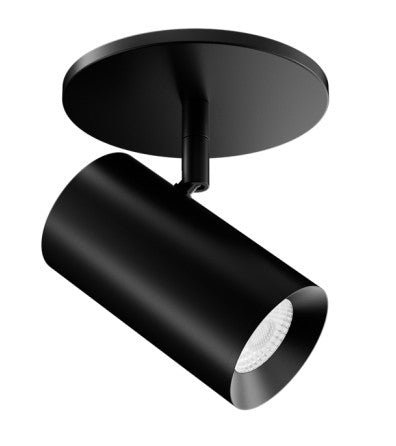ELCO Lighting E25MB-1130 2-Inch Black LED Monopoint Fixture, 1150 lm, 3000K, 38°