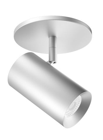 ELCO Lighting E25MS-08CT5 2-Inch Silver LED Monopoint Fixture, 850 lm, 5CCT, 38°