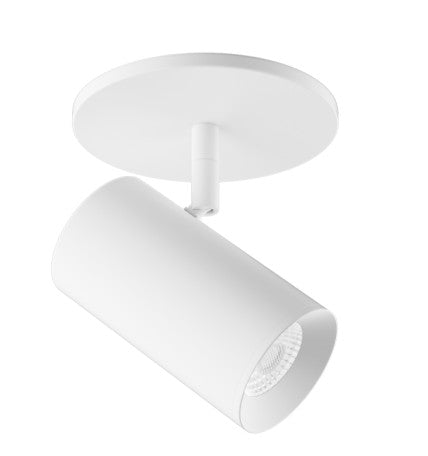 ELCO Lighting E25MW-0812A27 2-Inch White LED Monopoint Fixture, 875 lm, 2700K, 38°, 12V