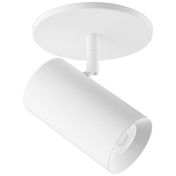 ELCO Lighting E25MW-0930-12 2-Inch White LED Monopoint Fixture, 950 lm, 3000K, 38°