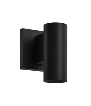 ELCO Lighting E25NYB-0330-S 2-Inch Black LED Wall Mount Fixture, 350 lm, 3000K