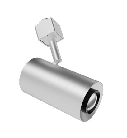 ELCO Lighting E25TS-0730-FC 2-Inch Silver LED Track Head, 720-860 lm, 3000K, 18°-50°