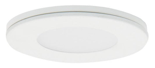 ELCO Lighting E261B Mini Super Slim Round Undercabinet LED Puck Light 2.2W 170 lm 3000K 12V DC Black Finish