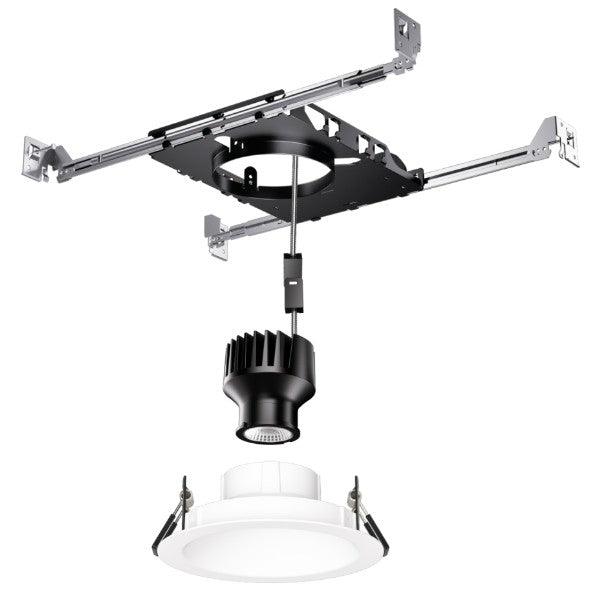 ELCO Lighting E2CKTAF10DX 2-Inch Lighting Accessory, 1000 lm, 3-in-1