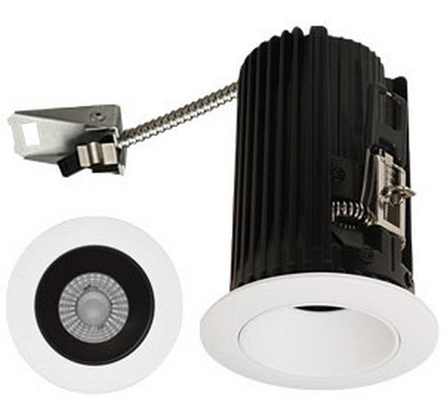 ELCO Lighting E2L10F27B 2 inch Round Reflector LED Light Engine 120V 2700K Black / White