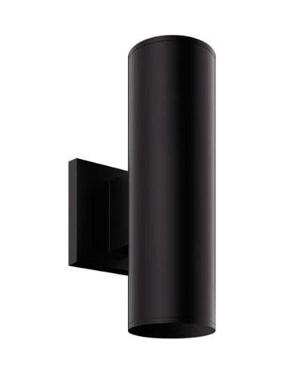 ELCO Lighting E36AB08C5 3-Inch Black LED Wall Mount Fixture, 850 lm, 5CCT