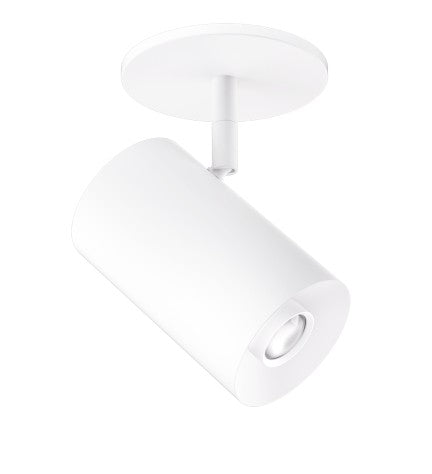 ELCO Lighting E36MW-0727-FC 3-Inch White LED Monopoint Fixture, 720-860 lm, 2700K