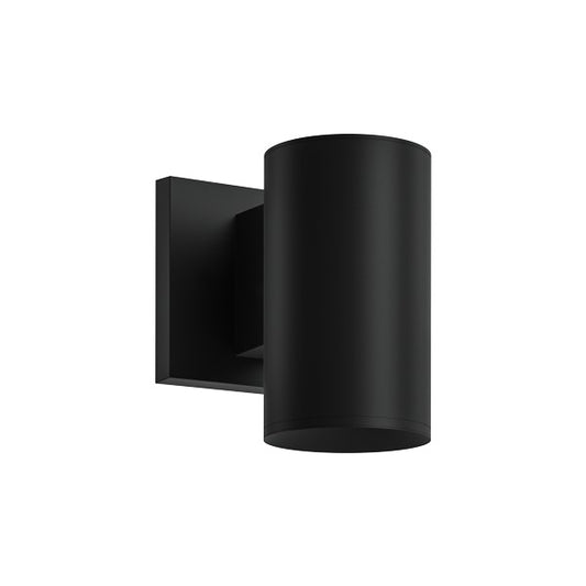 ELCO Lighting E36NYB-0730 3-Inch Black LED Wall Mount Fixture, 750 lm, 3000K