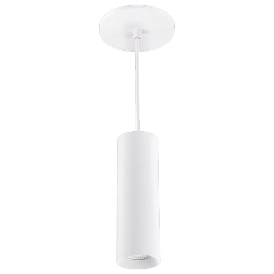 ELCO Lighting E36PW-1035D 3-Inch White LED Pendant Light, 1000 lm, 3500K, 0°-10° / 38°, 0-10V / TRIAC