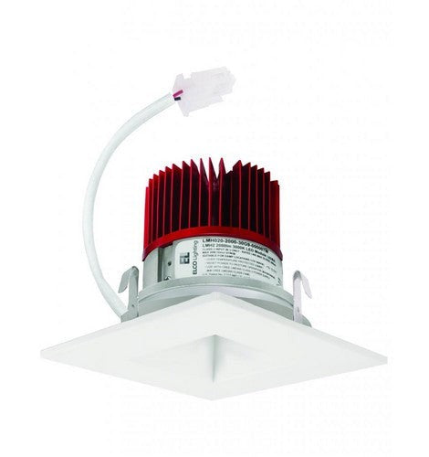 ELCO Lighting E417C08SDW 4" Square Reflector 850 lm Sd White