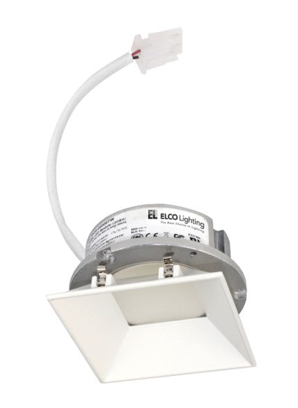 ELCO Lighting E444C08SDW 4-Inch LED Square Reflector Module, 850 lm