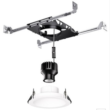 ELCO Lighting E4CKT12DX-EM 4-Inch Lighting Component, 1250 lm, Battery Backup, 3-in-1 Dimming