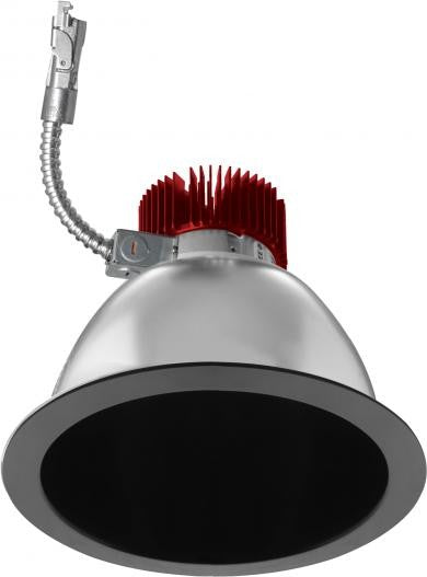 ELCO Lighting E810L1640B2 8-Inch Black LED Light Engine with Reflector Trim, 1600 lm, 4000K