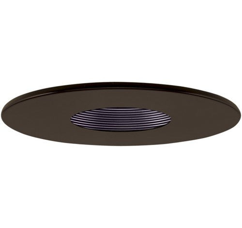ELCO Lighting EL1423BZ 4" Adjstble Brnze Pinhole with Brnze Bffle