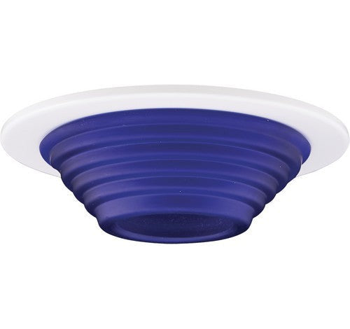 ELCO Lighting EL1453BL 4" Blue Glas Low Voltage Trim