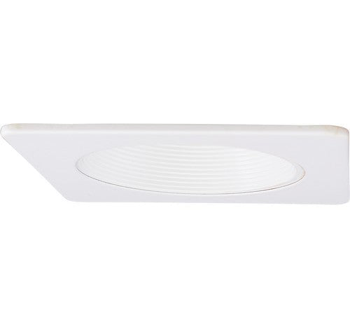 ELCO Lighting EL2493W 4" L.V. Phenolic Baffle Trim,White