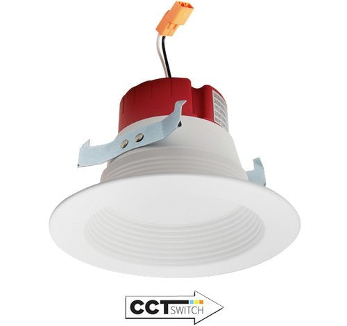 ELCO Lighting EL410CT5BB 4" 5Cct Round LED Baffle 950 lm 27-5000K