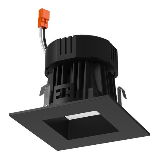 ELCO Lighting EL434CT5BB 4" Square Insert 10W 120V 1000 lm 5Cct All Bl