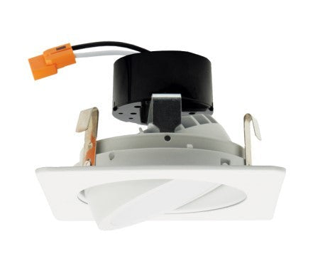 ELCO Lighting EL446CT5W 4" Square LED Gmbl Insert 120V Dim 700 lm 5Cct