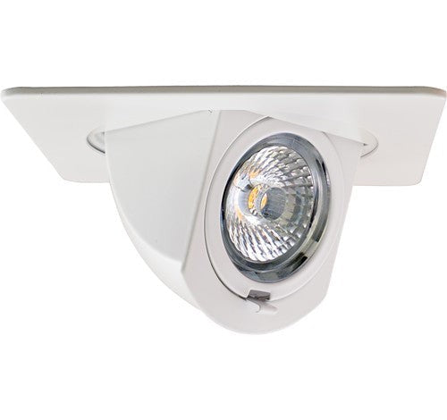ELCO Lighting EL44727DXW 4" LED Square Adjustable Trm 0-90 Degree 0-10Dim
