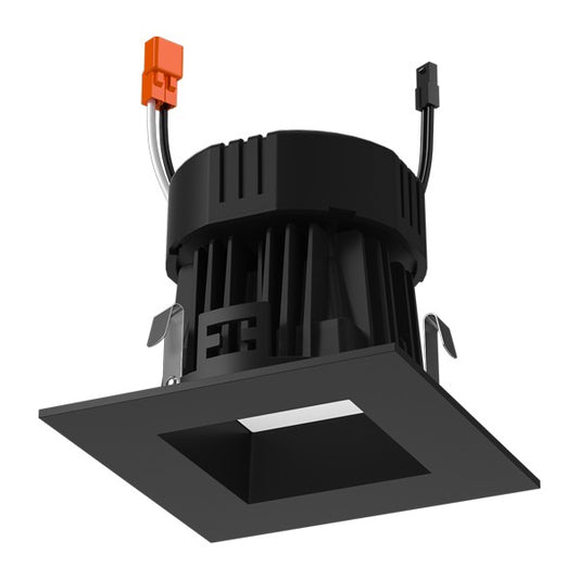 ELCO Lighting EL487CT5BB 4" Square Black Insert 0-10/Tri/Elv 1000 lm 5Cc