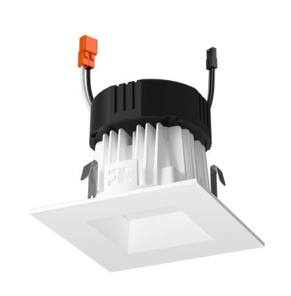 ELCO Lighting EL487CT5W 4" Square White Insert 0-10/Tri/Elv 1000 lm 5Cc
