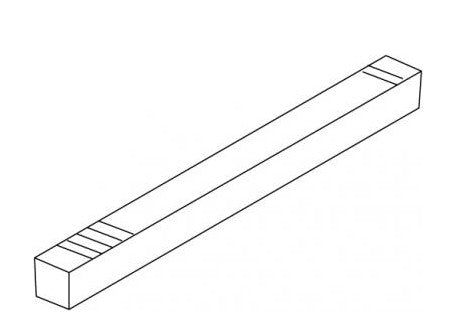 ELCO Lighting EL5003 Traverse Axle For El5000
