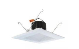 ELCO Lighting EL661CT3W 6" LED Insert Squre Baffle 16W 1300 lm 3Cct