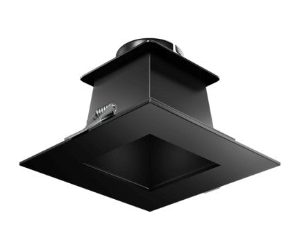ELCO Lighting ELB440BB 4" Birch Square Rfcltr All Black