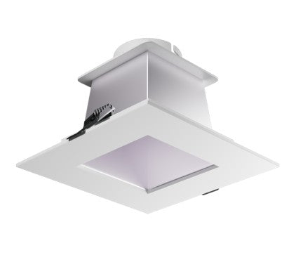 ELCO Lighting ELB440H 4" Birch Square Rfcltr Haze