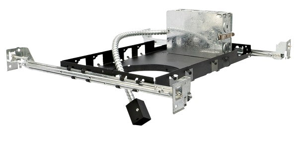 ELCO Lighting ELB4PF 4" Birch Comrcl Plstr Frame with Hanger Bar