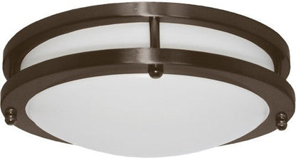 ELCO Lighting 12" 1430 lm 3000K Darby LED Ceiling Mount Light ELD21230BZ