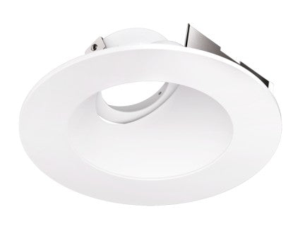 ELCO Lighting 4" White Sloped Ceiling Reflector For Koto System ELK4357W