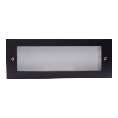 ELCO Lighting 12W Frosted Lens White Finish Step Light ELST84B