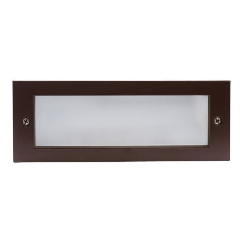 ELCO Lighting 12W Frosted Lens Bronze Finish Step Light ELST84BZ