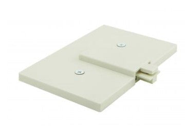 ELCO Lighting Mini White Finish Track Live End Connector EP2010W