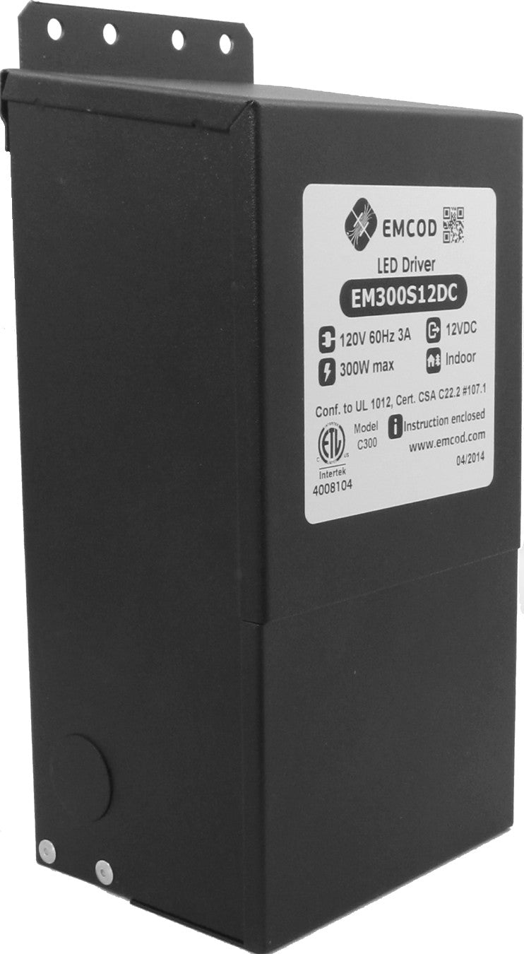 EMCOD EM250S12DC Indoor Outdoor Magnetic DC Transformer 250W 12VDC