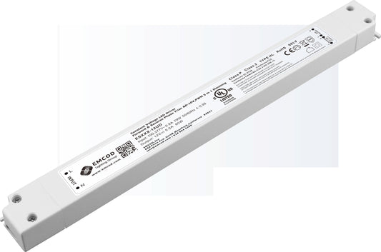 EMCOD ES30-12UD Low Profile 5-in-1 Dimmable LED Driver 30W 12VDC Class 2