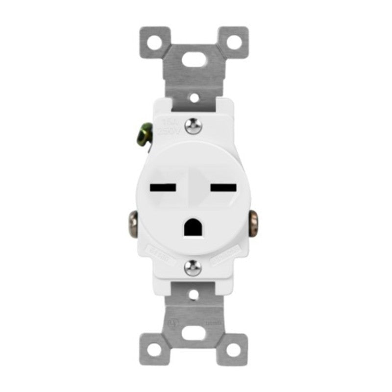 Enerlites Comm Single Receptacle 15A 250V 6-15R Ivory 61160-I