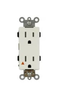Enerlites Ig Decorator Tr Receptacle 15A 125V 5-15R White 61500-IG-TR-W