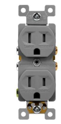 Enerlites Resi Duplex Tr Receptacle Self-Grd 15A 125V 5-15R Gd 61580-TR-GD